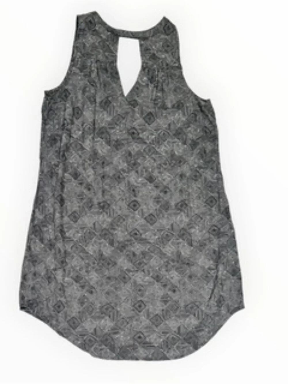 Old Navy Womens Shift Dress Sleeveless Geometric Shape Black & White Size LG